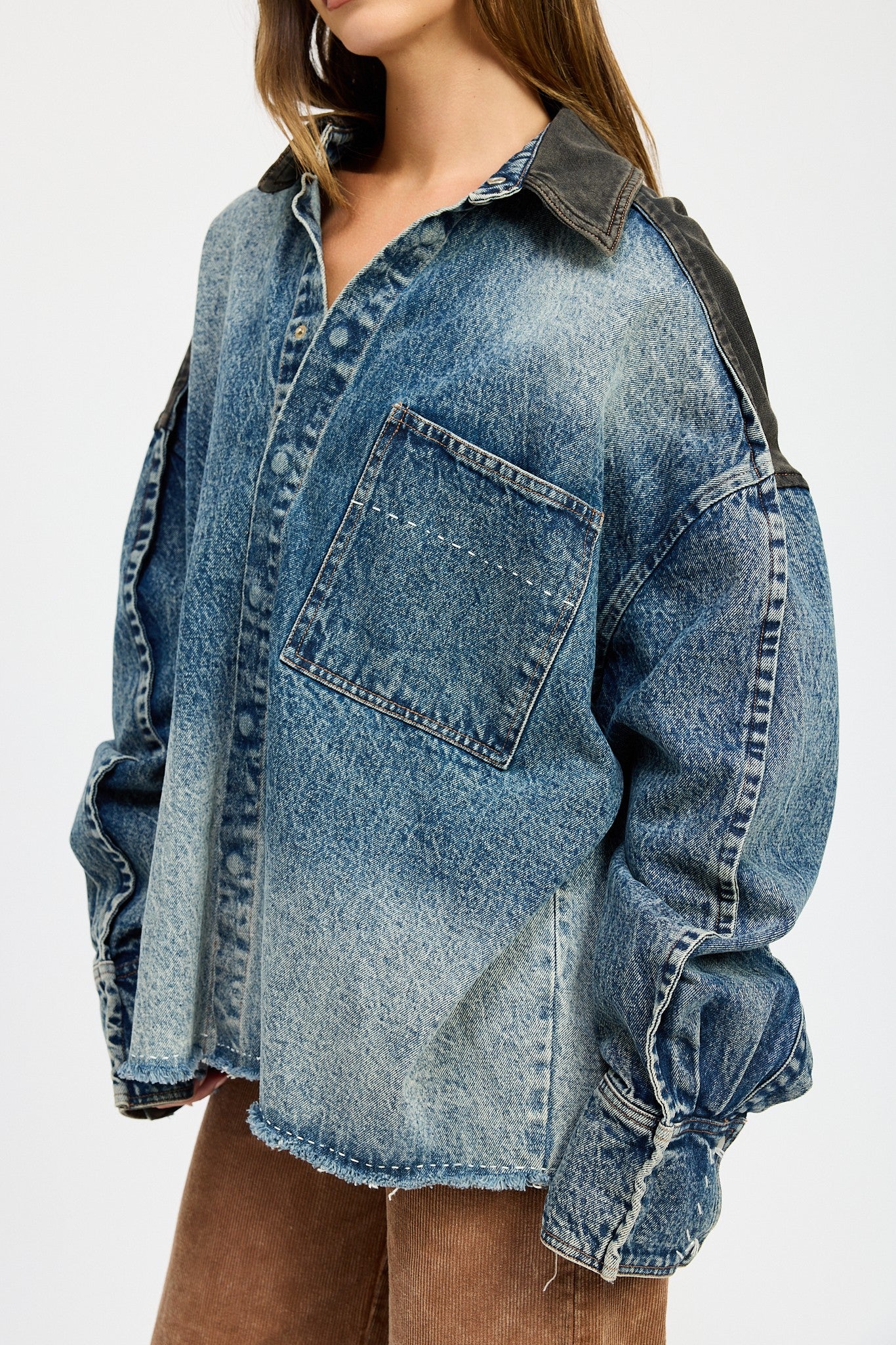 Emori Oversized Denim Jacket