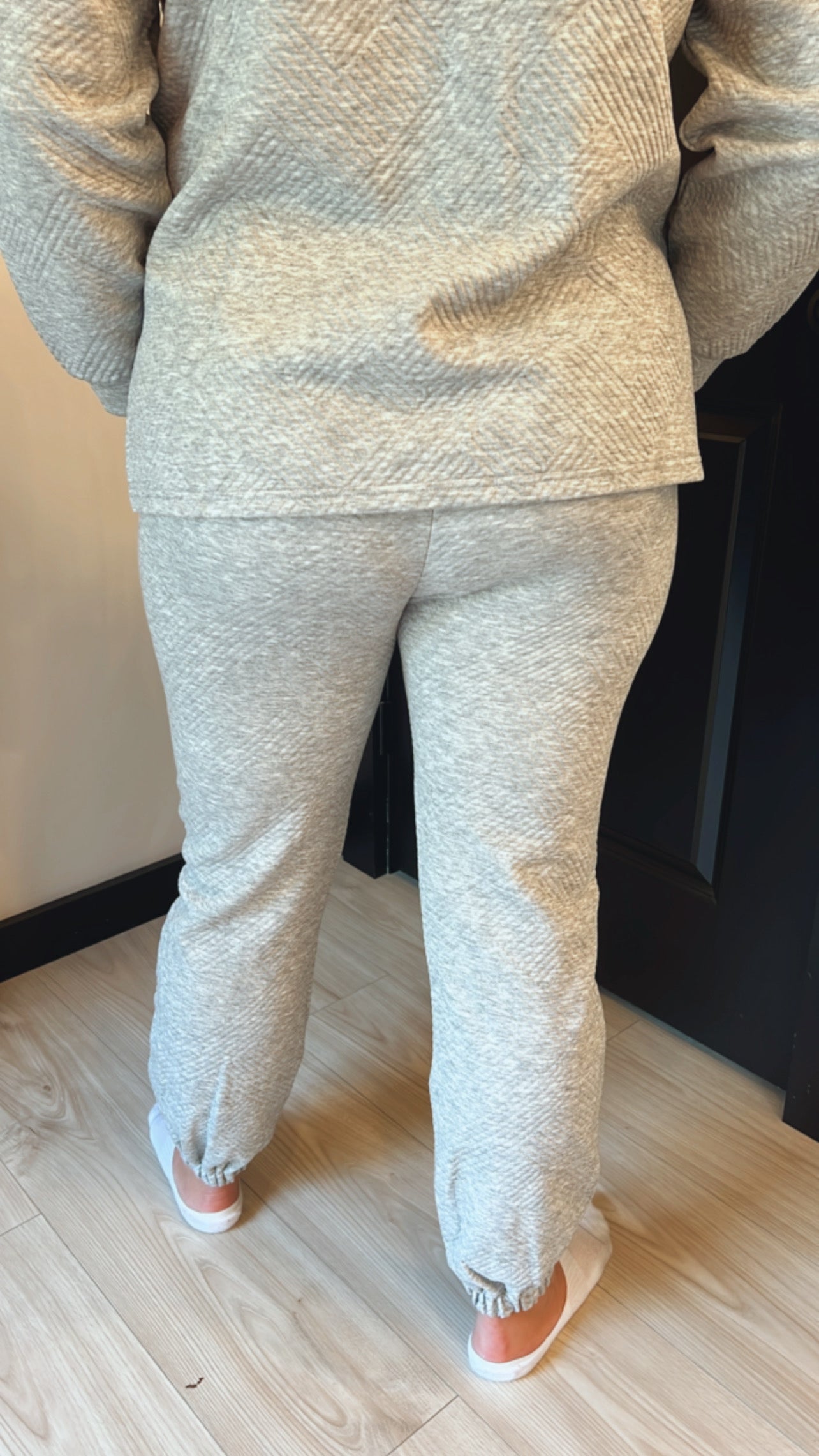 Ava Textured Jogger Pants