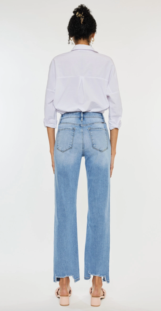 Natalie High Rise Straight Jean