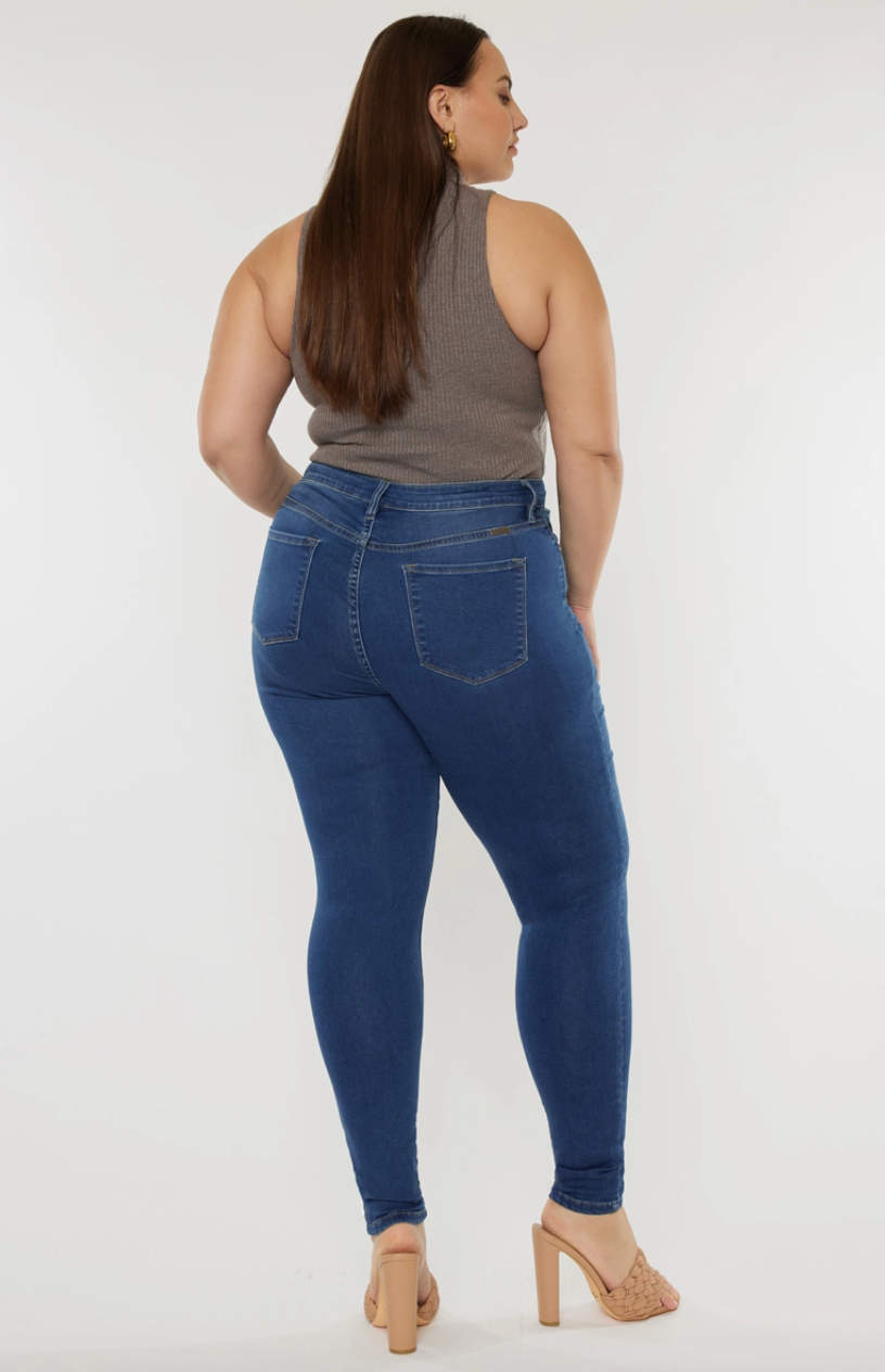 PLUS Emily High Rise Super Skinny Jeans