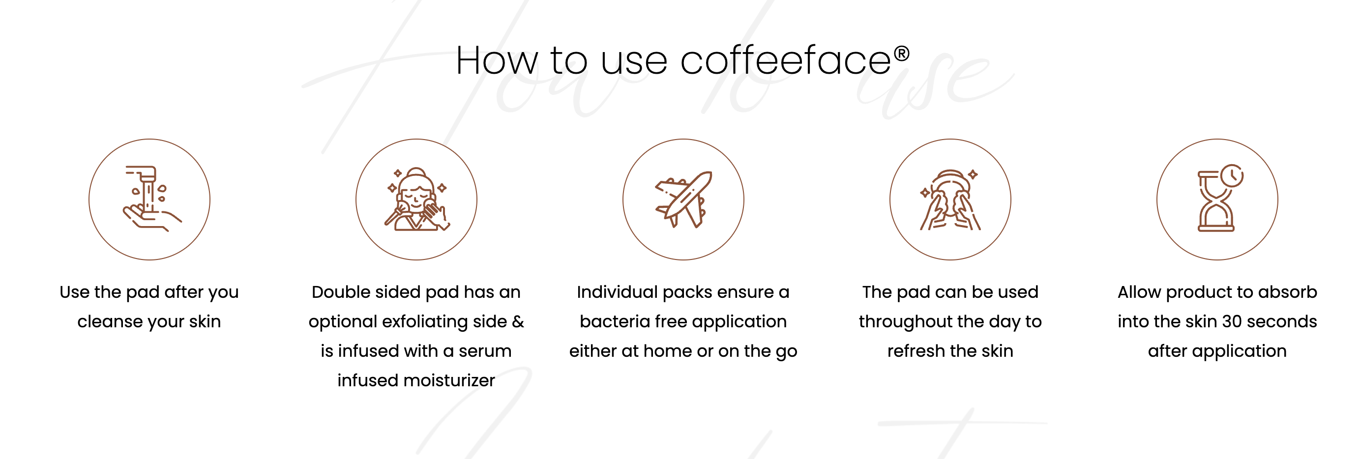 Coffee Face On The Go Skincare Pads