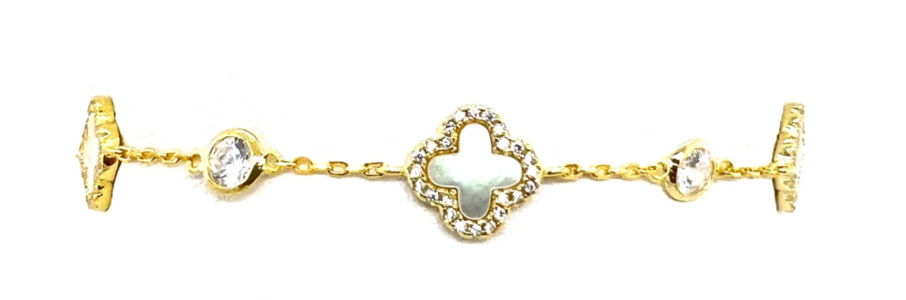 Clover CZ Bracelet