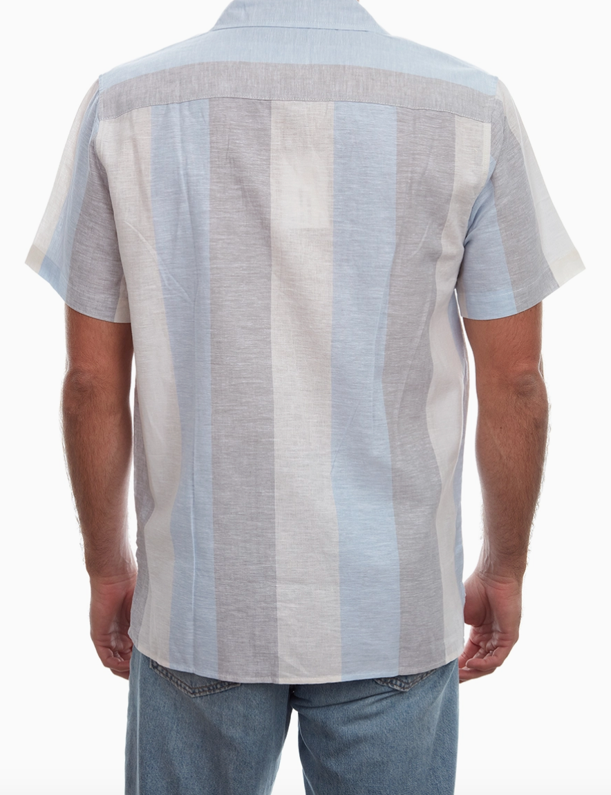 Mens Solas Linen Cotton Shirt