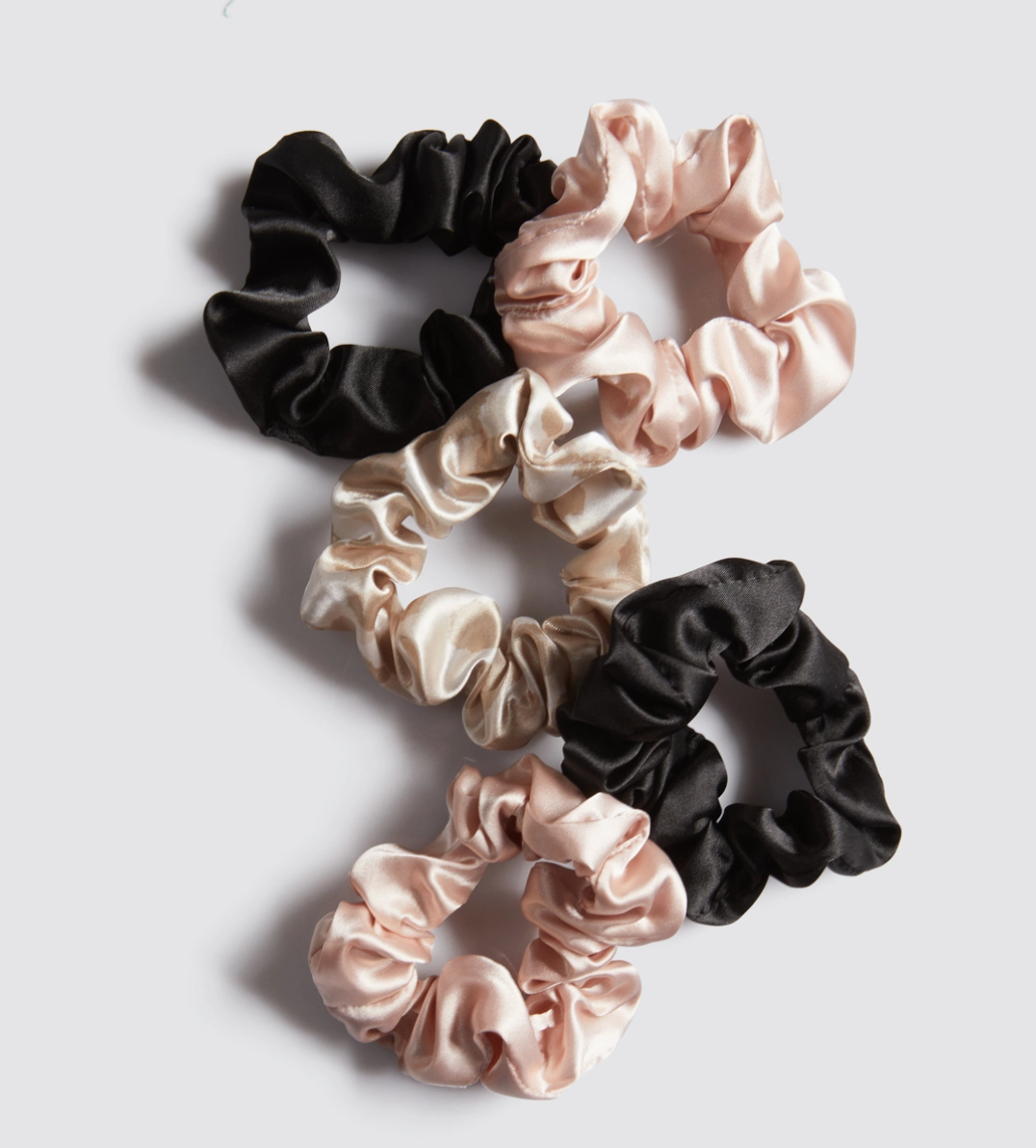 Satin Sleep Scrunchies 5pc - Assorted