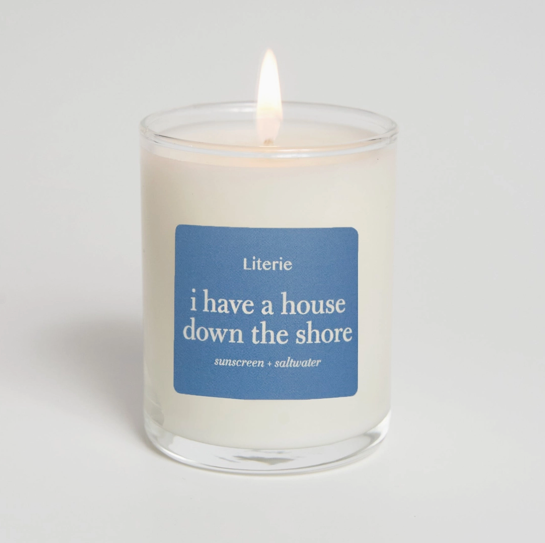 I Have A House Down the Shore Mini Candle