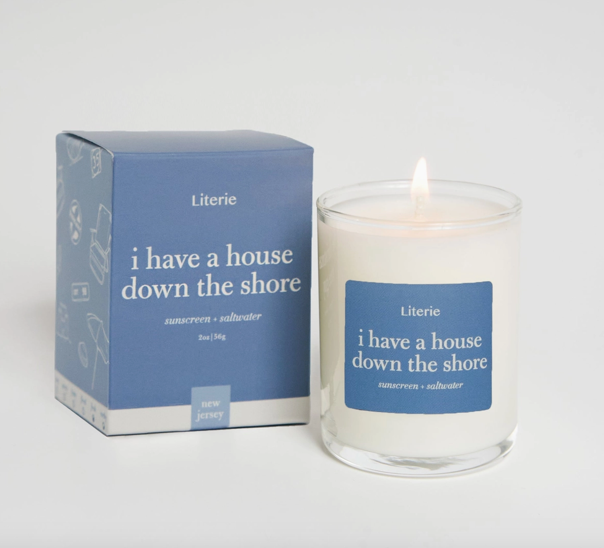 I Have A House Down the Shore Mini Candle