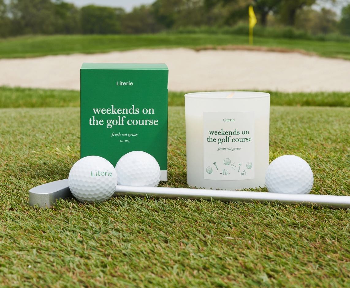 Weekends on the Golf Course Candle