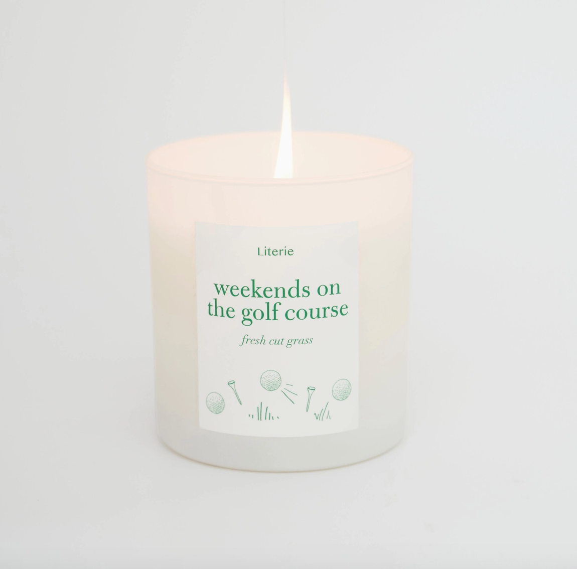 Weekends on the Golf Course Candle