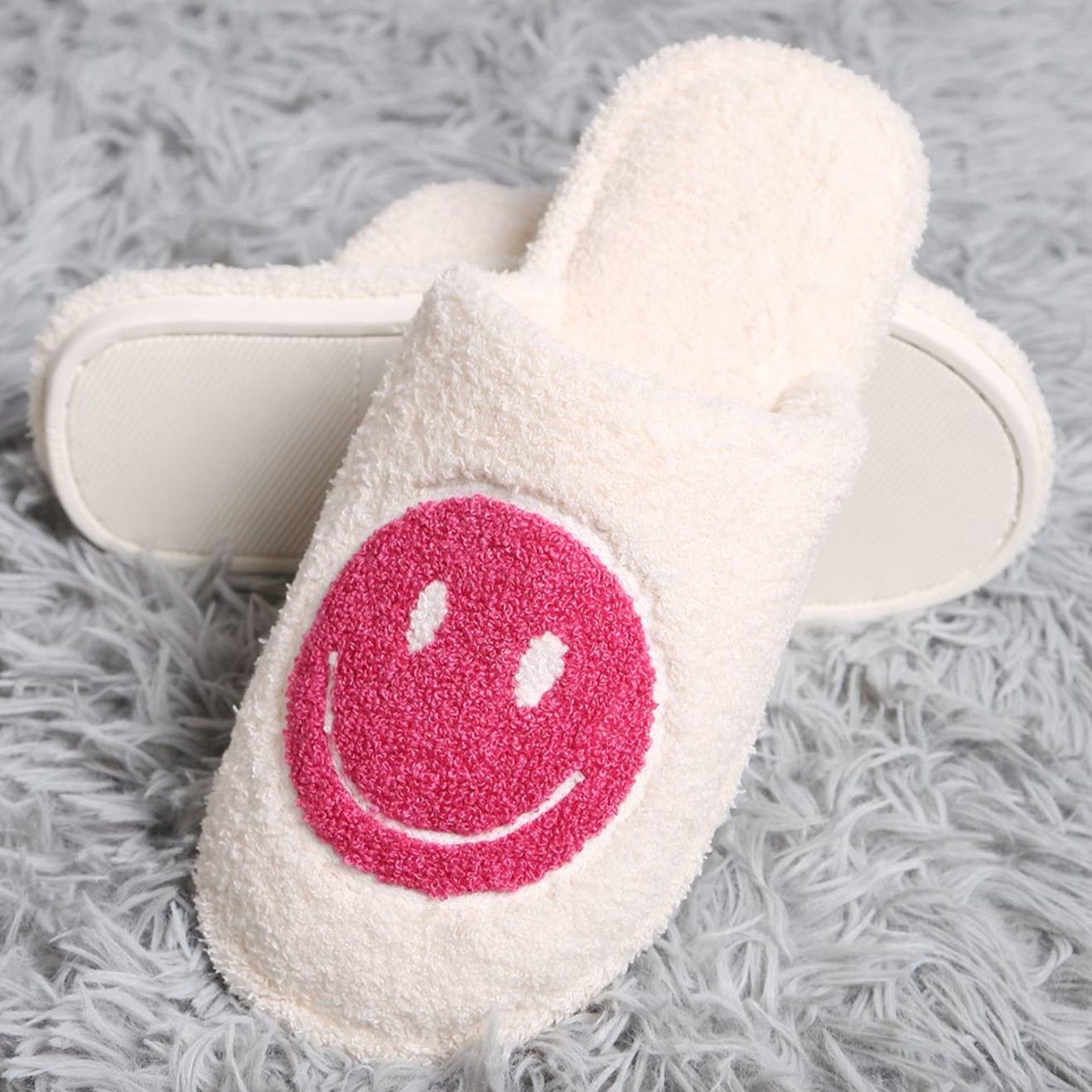 Big Smile Print Slippers