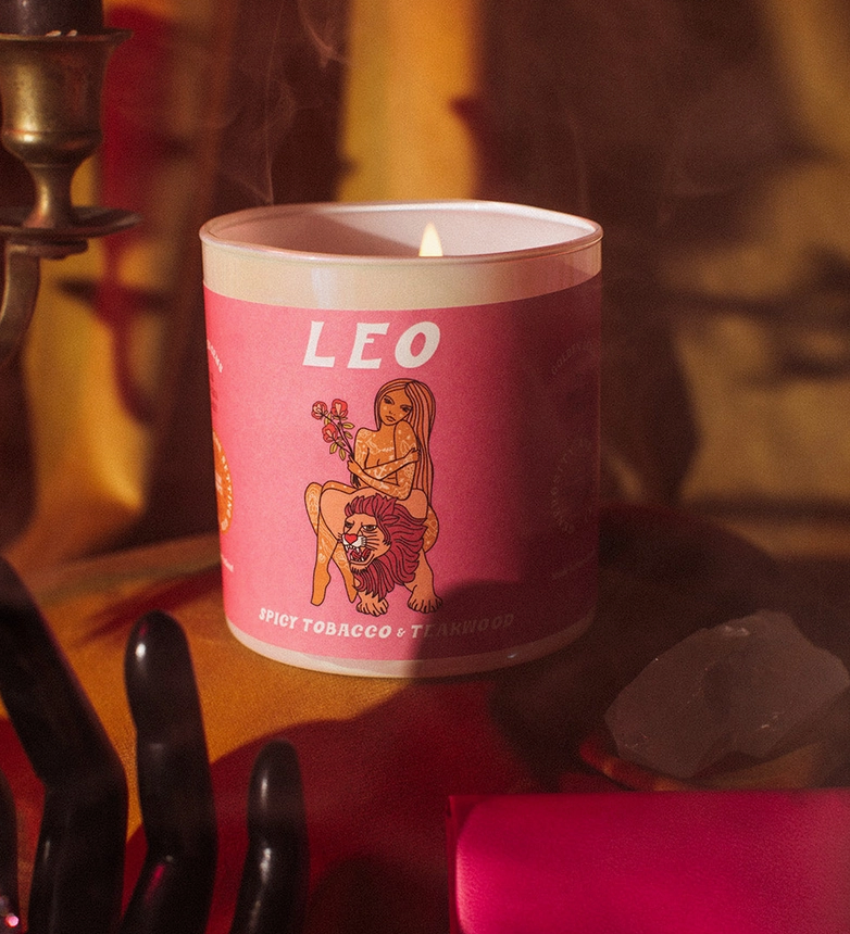 Fiery Little Leo - Candle