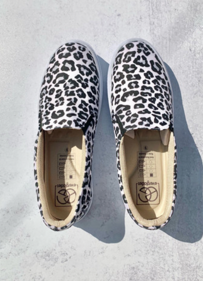 White Leopard Sneaker