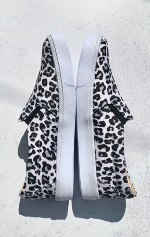 White Leopard Sneaker