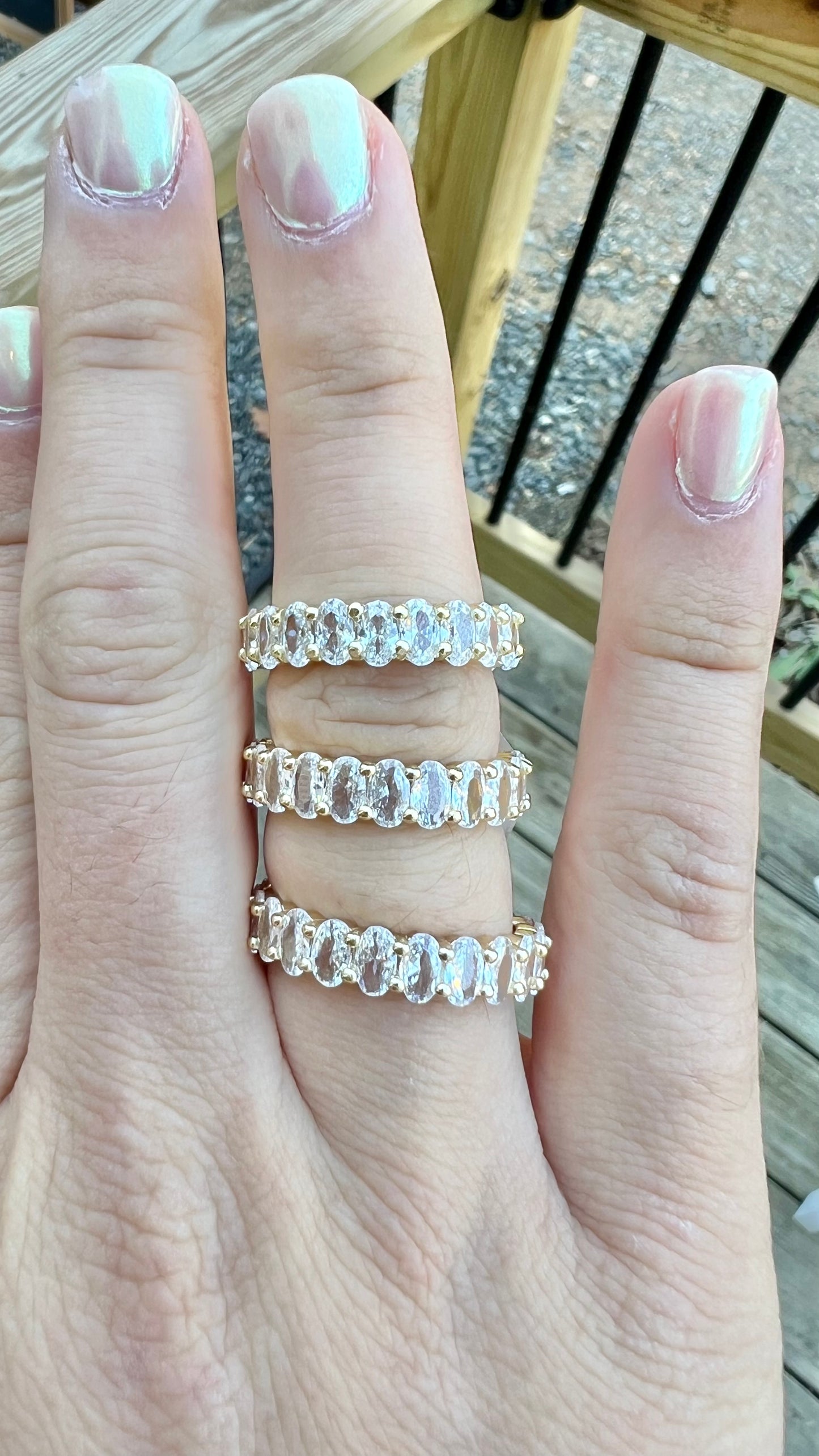 Mariana Gold Crystal Ring